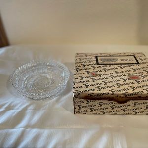 Fostoria Vintage Glass Dish With Box!